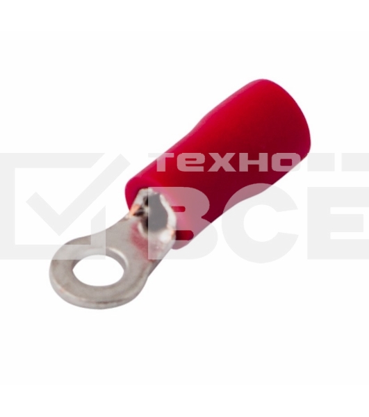 Наконечник кольцевой изолированный ø 3.2 мм 0.5-1.5 мм² (НКи 1.5-3/НКи 1,25-3) красный Rexant