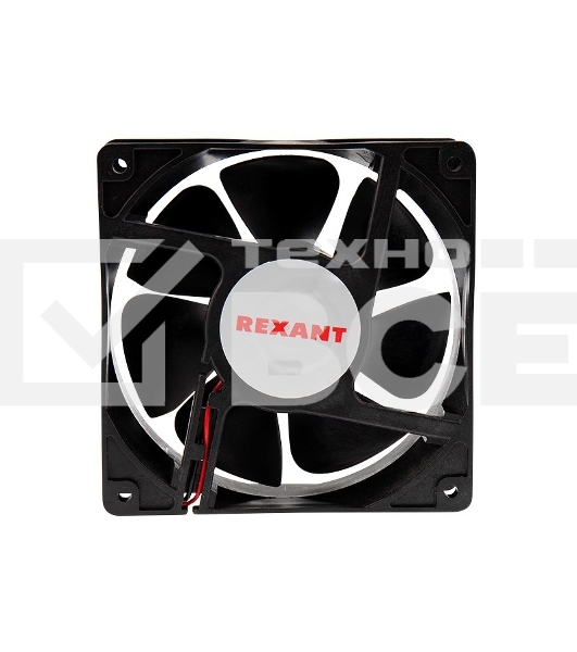 Вентилятор для корпуса Rexant RХ 12038HS 24 VDC черный, 120 мм, 2500 об/мин, 40 дБ, 2 pin