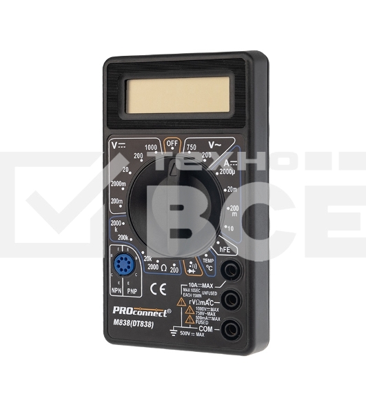 Портативный мультиметр M838 (DT838) PROconnect