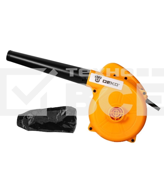 Воздуходувка-пылесос Deko DKBL600 600Вт пит.:от сети желтый