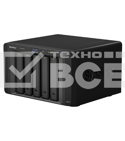 Модуль расширения СХД 5BAY NO HDD ESATA DX517 SYNOLOGY