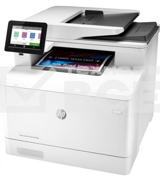 МФУ лазерный HP Color LaserJet Pro M479fnw (W1A78A), A4, цветной, печ. до 27 стр/мин., скан. до 29 стр/мин. (ч/б) 20 стр/мин. (цвет), 600 x 600 dpi (печать) 1200x1200dpi (скан.), USB, RJ-45, Wi-Fi, Air Print, Mopria
