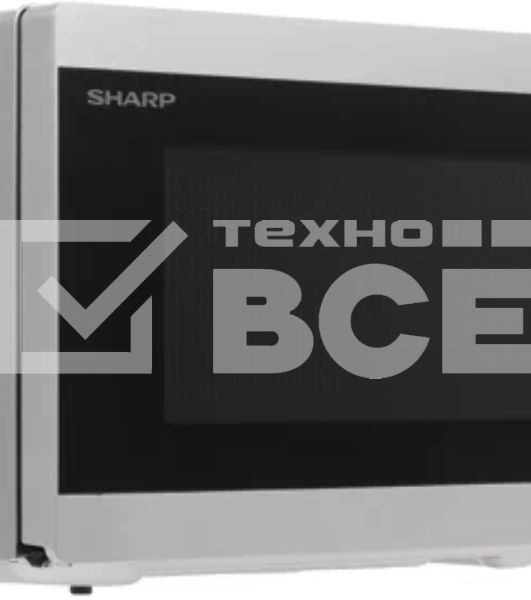 Микроволновая печь Sharp R6800RSL серебристый, 20 л, 800 Вт, переключатели - сенсор