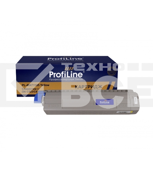 Картридж PL-46471105 для принтеров Oki C823/C833/C843 Yellow 7000 копий ProfiLine