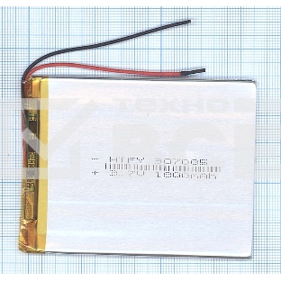 Аккумулятор Li-Pol (батарея) 3*70*85мм 2pin 3.7V/1600mAh