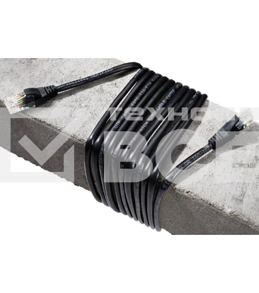 Патч-корд литой AOpen ANP511_1.5M_BK UTP кат.5е 1,5м черный