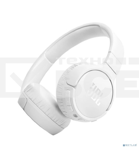 Наушники беспроводные JBL TUNE 670NC белые (bluetooth, 40 мм, JBLT670NCWHTCN)