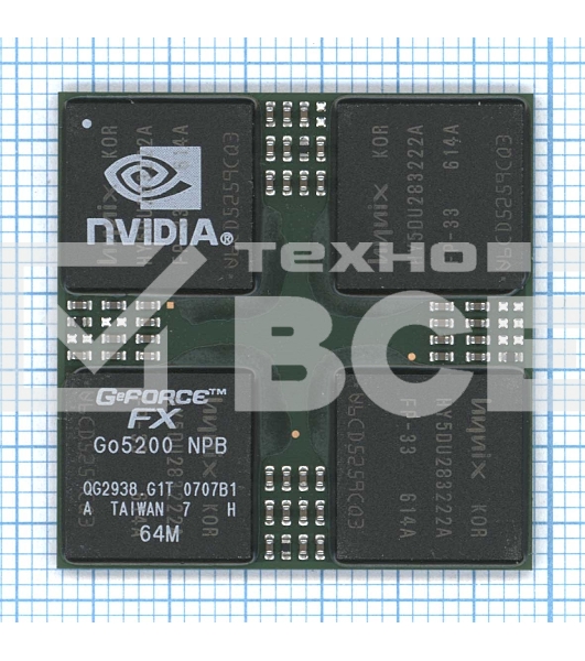 Чип nVidia GeForce FX GO5200 NPB (64M)