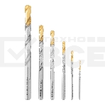 Набор сверл по металлу Denzel 2-8мм, Р6М5-TiN, Golden Tip, 6 шт 723000, фото7