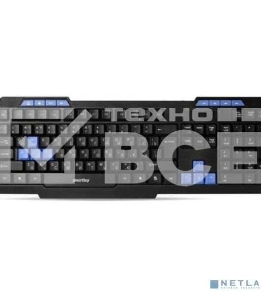 Клавиатура проводная мультимедийная Smartbuy ONE 221 USB черная SBK-221U-K