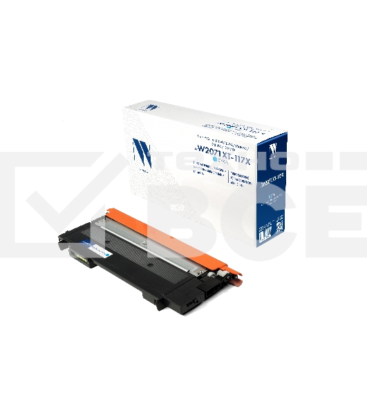 Картридж NVPrint совместимый NV-W2071XT 117X Cyan для HP Color LJ 150/150A/150NW/178NW/179MFP (1300k)