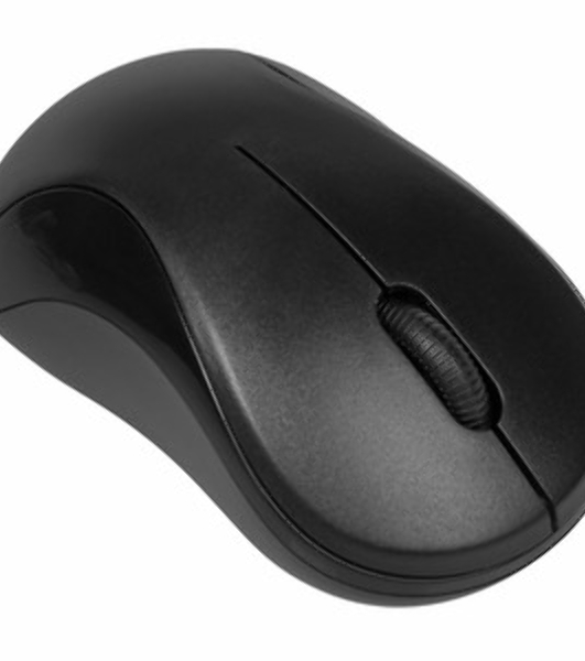 Мышь беспроводная Oklick 605SW черный, 1200 dpi, радиоканал, USB, кнопки - 3