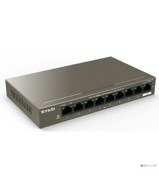 Коммутатор 9PORT 10/100M POE TEF1109P-8-63W Tenda