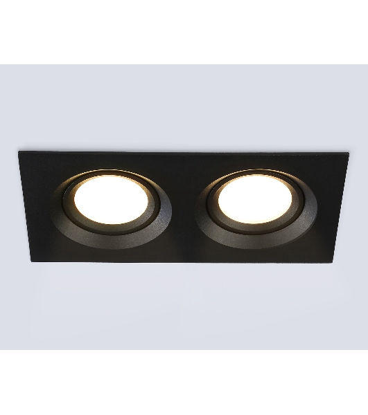 Светильник Ambrella light TN1146/2 BK черный IP44 GU5.3/2 180*95*38