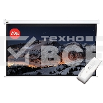 Экран Cinema S'OK SCPSM-370x208FG-ED90 16:9 167' Pro настенно-потолочный, моторизованный, 370x208см, фибергласс, белый корпус, экстрадроп 90см, фото 1