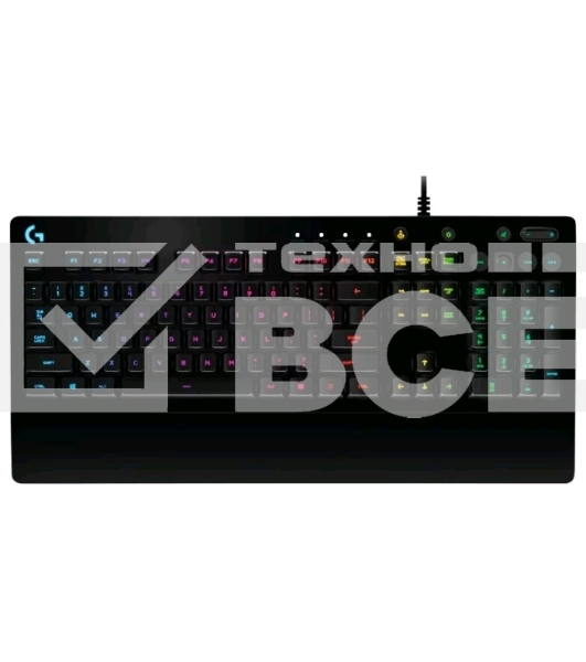 Клавиатура Logitech G213 Prodigy черный USB 2.0 Multimedia Gamer LED (подставка для запястий)