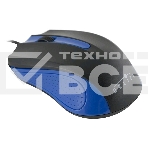 Мышь проводная Oklick 225M черный/синий, 1200 dpi, USB, кнопки - 3, фото12