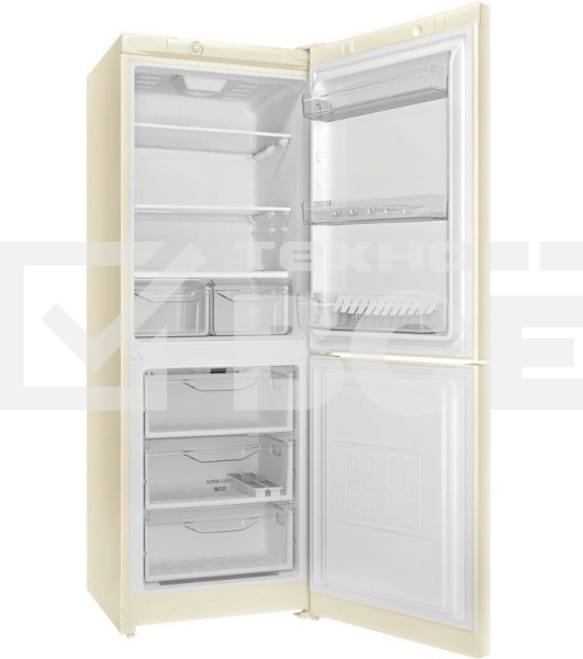 Холодильник Indesit DS 4160 E бежевый двухкамерный 182/87л морозилка снизу