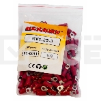 Наконечник кольцевой изолированный ø 3.2 мм 0.5-1.5 мм² (НКи 1.5-3/НКи 1,25-3) красный Rexant, фото2