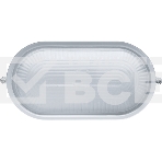 Светильник Navigator ЛОН NBL-O1-60-E27/WH 1х60Вт E27 IP54 (аналог НПБ 1401 бел. овал 60Вт), фото 1