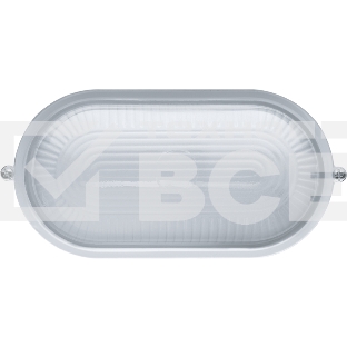 Светильник Navigator ЛОН NBL-O1-60-E27/WH 1х60Вт E27 IP54 (аналог НПБ 1401 бел. овал 60Вт)