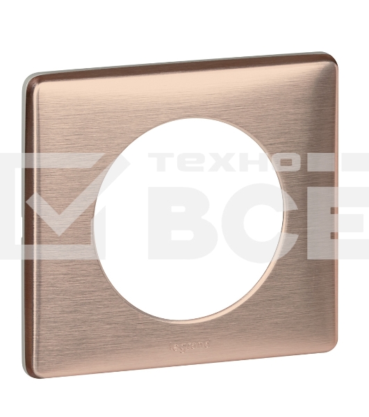 Рамка 1 пост Медь