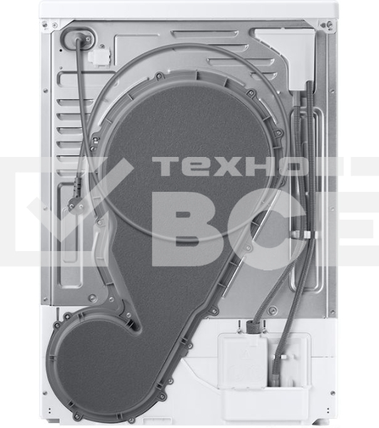 Сушильная машина Samsung DV90T5240AW/LP белый, 9 кг, сушка - тепловой насос, программ - 14, 60 x 85 x 65 см