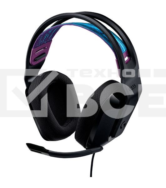 Гарнитура Logitech Headset G335 Wired Black Gaming -3.5 мм