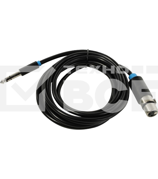 Кабель Vention аудио Jack 6.5 M/XLR F - 3м