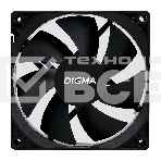 Вентилятор для корпуса Digma DFAN-90 черный, 90 мм, 1800 об/мин, 23 дБ, 3 pin, фото4