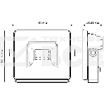 Прожектор светодиодный Gauss LED 10W 670lm IP65 3000К черный 613527110 Gauss, фото 1