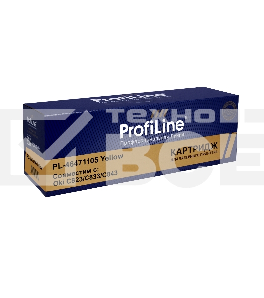 Картридж PL-46471105 для принтеров Oki C823/C833/C843 Yellow 7000 копий ProfiLine