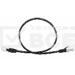 Патч-корд литой AOpen ANP522B-BK-0.5M FTP кат.5e (7/0.16) черный 0,5m, фото 1