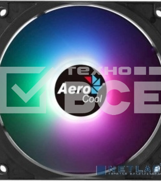 Вентилятор для корпуса Aerocool / Formula Frost 12 черный, 120 мм, 1000 об/мин, 23.7 дБ, 3 pin
