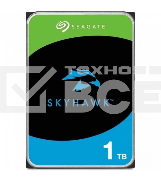 Жесткий диск Seagate SATA-III 1TB ST1000VX013 Video Skyhawk (5400rpm) 256Mb 3.5