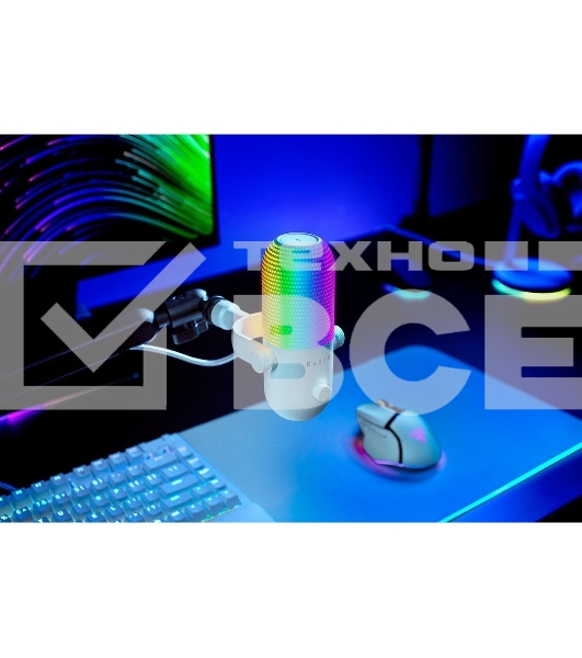 Микрофон Razer Seiren V3 Chroma - белый/ Razer Seiren V3 Chroma - белый