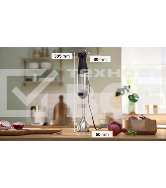 Блендер Bosch MSM6M673, погружной, мощность 1000 Вт, цвет черный