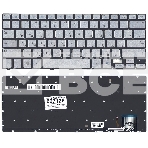 Клавиатура для ноутбука Samsung 740U3E NP740U3E серебристая, фото2