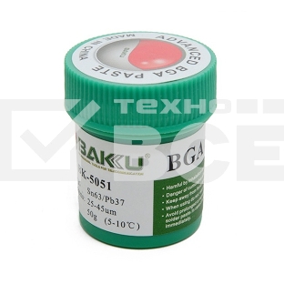 Паста паяльная BAKU BK-5051, 50 гр., банка