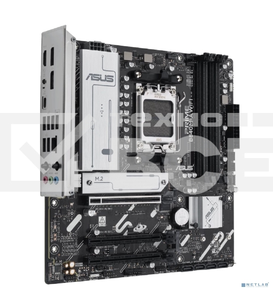 Материнская плата ASUS PRIME B840M-A WIFI, AM5, AMD B840, 4xDDR5, 4xSATA III, 3xM.2, 1xPCIe 4.0 x16, 2xPCIe 3.0 x16 (x1), 2xDP, 1xHDMI, 1x 2.5Gb LAN, Wi-Fi 6E, 2xUSB-A 10Gbps, 1xUSB-C 5Gbps, 4xUSB-A 2.0, 3x3.5 мм, 7.1, micro-ATX