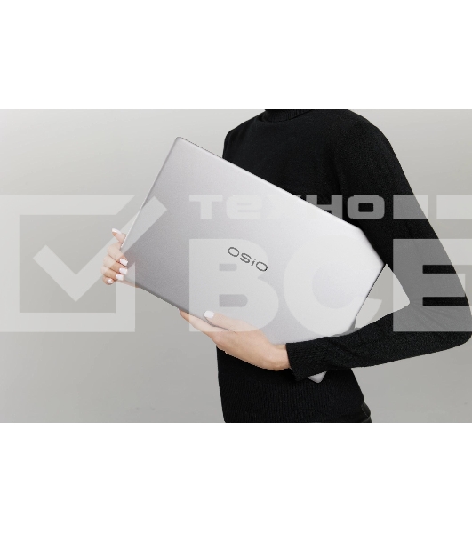 Ноутбук Osio FocusLine F160a-012 серый Ryzen 7 5700U 32Gb SSD1Tb 16.1