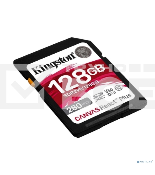 Флеш карта SDXC Kingston SDR2V6/128Gb Canvas React Plus w/o adapter 128Gb
