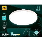 Потолочный светодиодный светильник Ambrella light FZ1200 WH белый IP54 11W 5000K D210*60 (без ПДУ), фото3