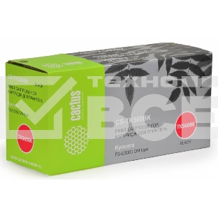 Картридж лазерный Cactus CS-TK560BK черный (12000 стр.) для KYOCERA FS-C5300DN