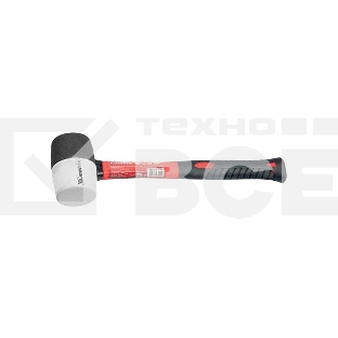 Киянка MATRIX 11171резиновая 450г чернобелая резина фибергласовая рукоятка