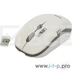 Мышь беспроводная с зарядкой от USB Smartbuy ONE 344CAG бело-серая SBM-344CAG-WG, фото 1