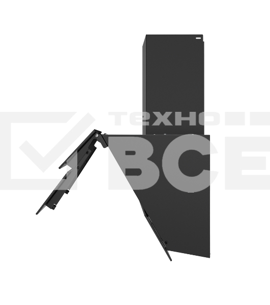 Вытяжка Maunfeld CASCADA PUSH 60 ЧЕРНЫЙ