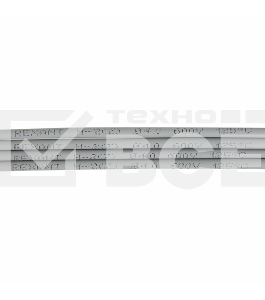 Термоусадочная трубка 4,0/2,0 мм, серая, упаковка 50 шт. по 1 м 20-4010 Rexant