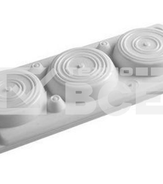 Ввод кабельный пластик V0 UL94. (6 отв.) IP65 ДКС R5HTC03