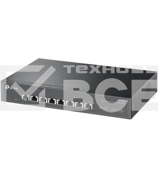 Коммутато TP-Link 8-port Desktop/Rackmount 10G Unmanaged Switch, 8 100/1G/2.5G/5G/10G RJ-45 ports,  1 Fan with intelligent speed control, 100-240 VAC, 50/60 Hz.
